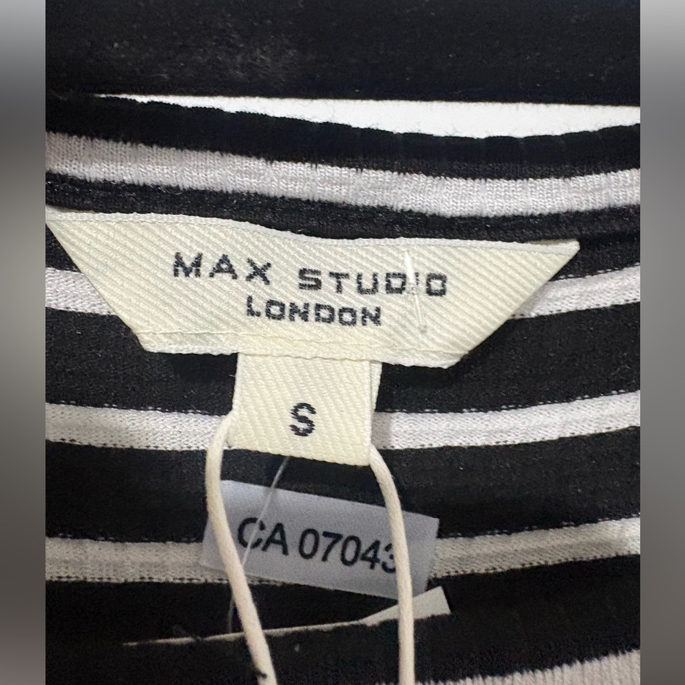 NWT Max Studio Striped Striped Dress Size Small - Picture 5 of 7